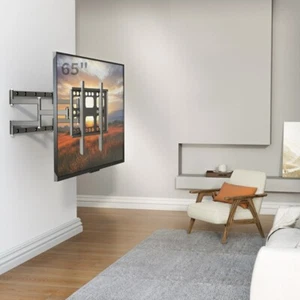 Ultra-Slim Full Motion Swivel TV Wall Mount for 40-100 in Flat Screen/LED/4K TVs - Picture 1 of 26