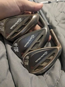 left TaylorMade Milled grind Hi-toe raw wedge set.52,56,60 - Picture 1 of 8