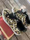 VANS Cheetah Leopard Print Sneakers, Lace Up, Women’s 7 Men’s 5.5