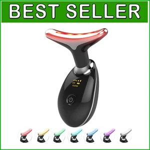7-in-1 Face Neck Massager with LED Light Modes for Luxurious Skin Care - Picture 1 of 11