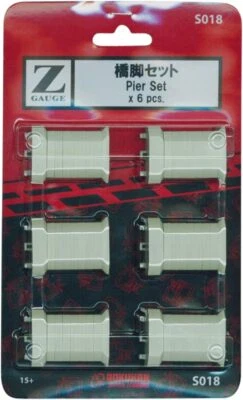 Rokuhan Z-Gauge Bridge Leg Set S018 6 pcs Model Kit Accessory Ships From Japan - Image 1 of 3