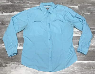 Женская футболка Bimini Bay Outfitters вентилируемая спортивная для кемпинга рыбалки размер XL - Изображение 1 из 4