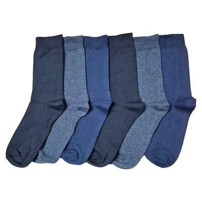 COLOURSFORYOU Mens Socks Casual Work Sports Cotton Rich Designer 3 6 9 12 Pairs Size UK 6–11