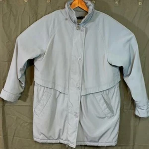 Weather Tamer Women Winter Jacket Coat Green Sz L Grandma Mom Vintage Cottage - Picture 1 of 12