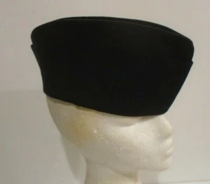 New and used U.S.NAVY OFFICERS Blue/BLACK POLYESTER GARRISON CAP"asst sizes - Picture 1 of 3
