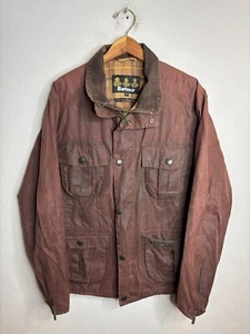 Barbour Bristol Wax Waterproof Cotton Brown Country Jacket Coat Size M 5178 - Bild 1 von 10