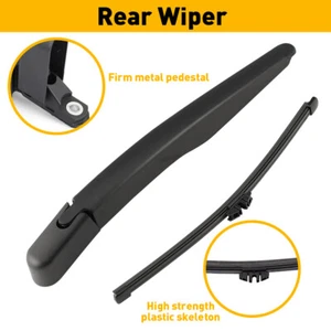 Black Rear Windshield Wiper Arm Blade Fit 2013-2017 FORD 2014 ESCAPE 2015 2016 - Picture 1 of 18