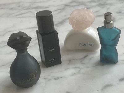 Mini Parfum Flacons, 4 St., Miniaturen Flacons - Bild 1 von 4