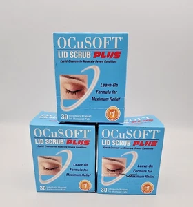 OCuSOFT Lid Scrub Plus Pre-Moistened Pads - 30 Count Damaged Box Exp. 12/25 - Picture 1 of 7