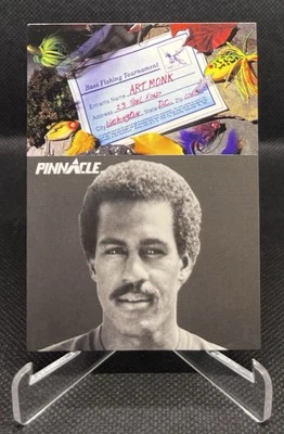 1991 Pinnacle Sideline Pro Art Monk #411 Washington Redskins - Image 1 of 2