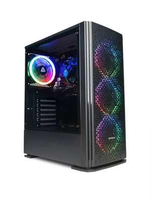 CyberPowerPC Blaze Desktop PC Ryzen 5 5600G 8GB RAM 500GB SSD Windows 11 - Image 1 of 4