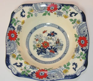 Vintage Coalport Kings Ware Canton 6,75" blauer Rand Dessert Müslischale 1920er sehr guter Zustand - Bild 1 von 8