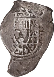 MEXICO, Mexico City, cob 8 reales, Philip V, assayer not visible (J) - Picture 1 of 3