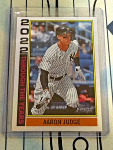Aaron Judge 2025 Topps Heritage ⚾ Through the Years Silver Holo Foil TTY-23 QTY - Picture 1 of 3