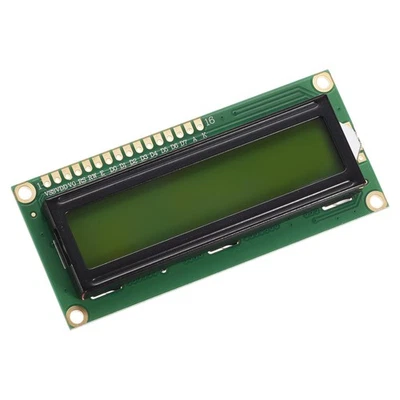 LCD 1602 Affichage Module 5V, Jaune Affichage Écran Rétroéclairage Adaptateur - Photo 1/4