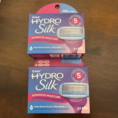 PACK de 2 cartuchos de 5 hojas de repuesto Schick Hydro Silk - 4 unidades Foto 1 de 4
