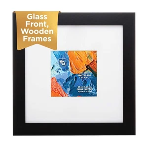 Passepartout klassischer Langford Bilderrahmen, hält ein 5" x 5" Foto, 10" x 10" groß... - Bild 1 von 8