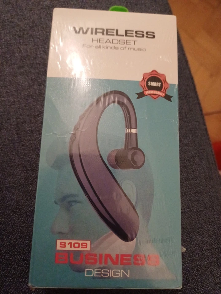 Wireless Headset S109 Business Design neu Ovp Ohrbügel Für Android & IOS  - Bild 1 von 4