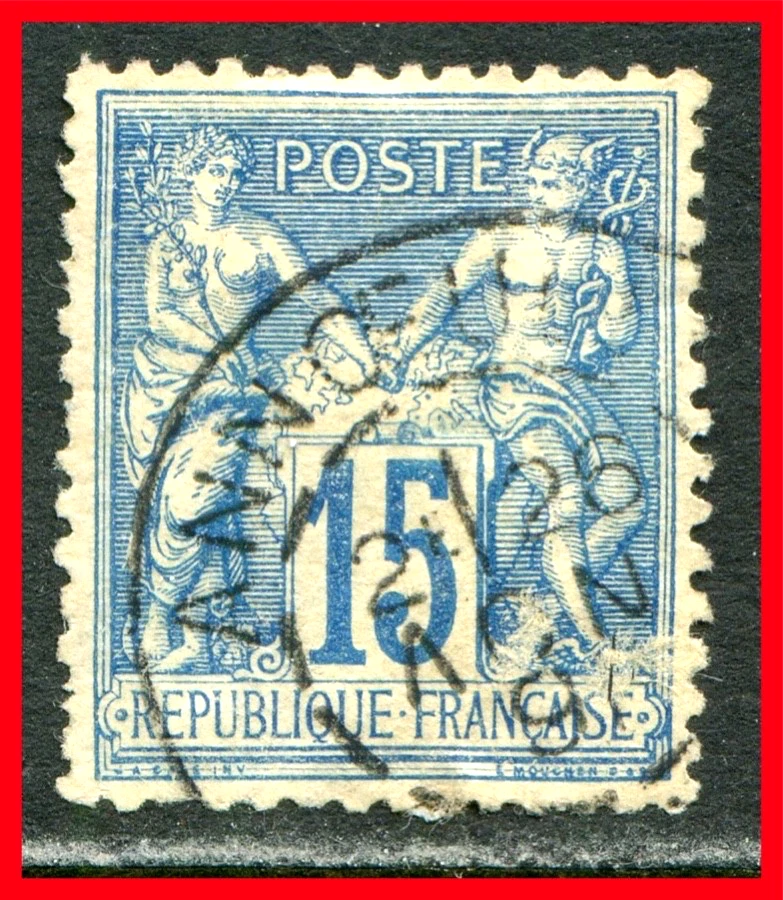 France Postage Stamp Scott 92, Used!! F115d - Image 1 of 1