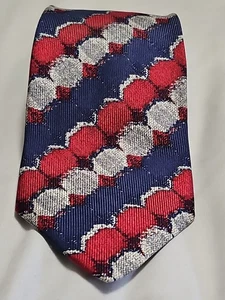 Corbata de seda italiana de lujo geométrica pintada con corbata Missoni - Imagen 1 de 8