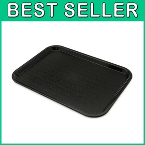 Bandeja de plástico estándar CFS Café, negra, 16"x12", paquete de 24 - Imagen 1 de 11
