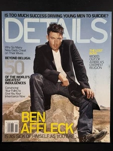 DETAILS Magazine November 2004 Ben Affleck, Christian Bale - Picture 1 of 3