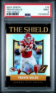 2024 Panini Zenith TRAVIS KELCE The Shield #19 PSA 9 - Picture 1 of 2
