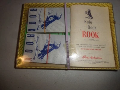 Vintage 1959 Parker Brothers Rook Card Game with Original Box, Rule Book - Image 1 of 4