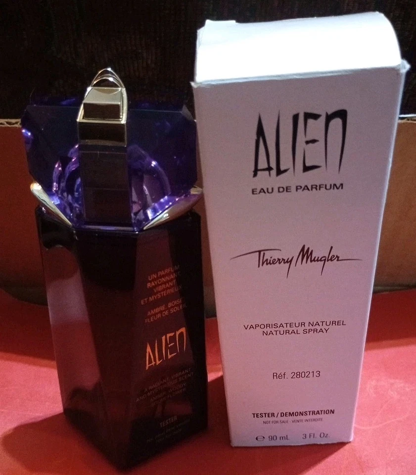 Vintage THIERRY MUGLER Alien Eau De Parfum 3 Oz 90 Ml Rare - Image 1 of 3