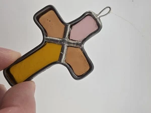 Buntglas Fensterkreuz - Bild 1 von 2