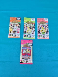 Carte amiibo Animal Crossing serie 1,2,4 Sanrio Colab 4 confezioni nuove sigillate - Foto 1 di 9