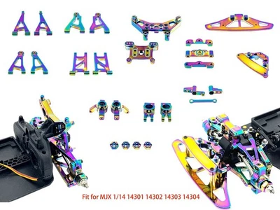 Metal DIY Parts Rainbow Vacuum Plating For MJX 1/14 14301 14302 14303 14304 - Image 1 of 4