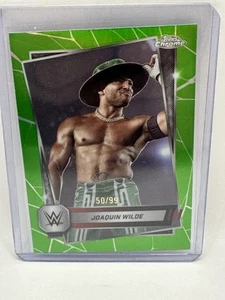 2025 Topps Chrome WWE Joaquin Wilde /99 Green Color Match #128 - Picture 1 of 3