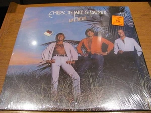 1978 EMERSON LAKE & PALMER - LOVE BEACH ATLANTIC Record 12” ROCK LP #SD19211 - Foto 1 di 8
