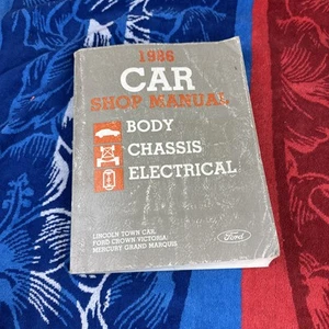 1986 Ford Car Shop Manual Body Chassis Electrical - Picture 1 of 5
