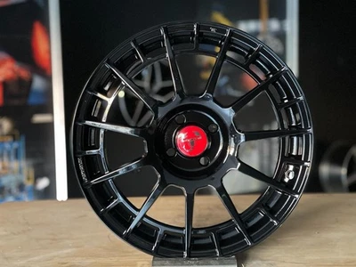 N.4 CERCHI IN LEGA FIAT 500/595 ABARTH  DA 17 MAK ntt 7X17 ET 35 campione - Immagine 1 di 4