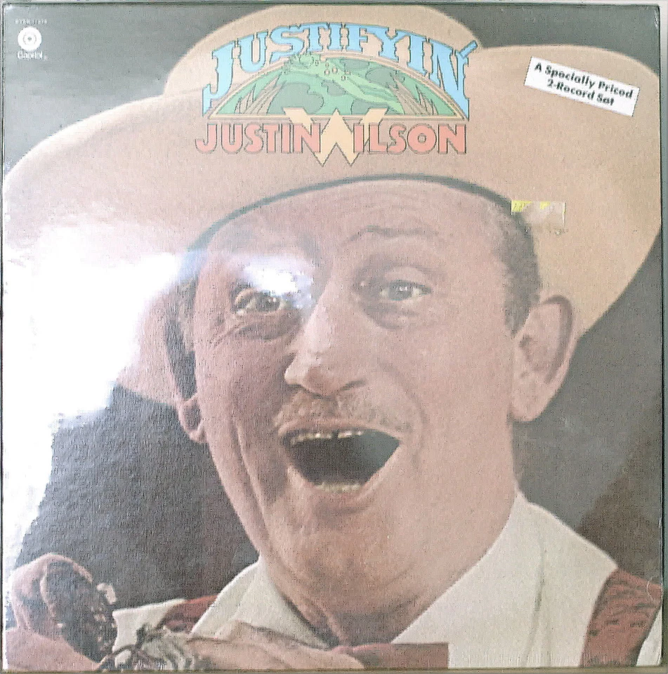 JUSTIN WILSON: Justifyin'-SEALED1975 2LP Cajun Comedian/Storyteller - Image 1 of 1