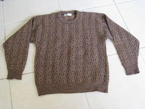 Beautiful Multi-color Pierre Cardin Crew neck Sweater- M medium - Picture 1 of 3