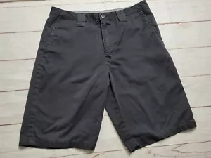 O'Neill Mens 32 Chino Shorts Flat Front Black - Picture 1 of 12