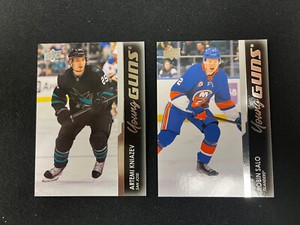 (2)2021-22 Upper Deck Young Guns Rookies: Artemi Kniazev #749 & Robin Salo #726