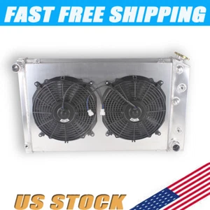 3 Rows Radiator 2Fan For Chevy Camaro 1970-81/ Monte Carlo 1978-87 G-Body /B - Picture 1 of 12
