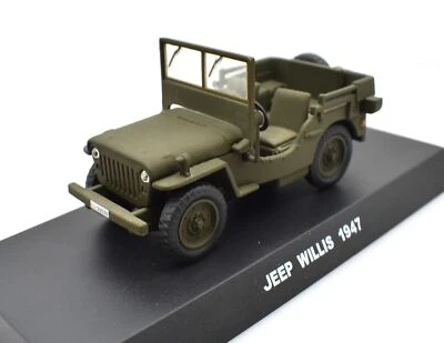 modellino auto esercito da collezione scala 1:43 Jeep Willis diecast modellismo - Immagine 1 di 3