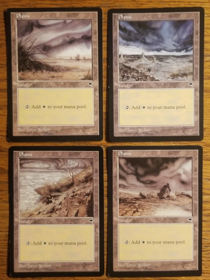 4x MTG Magic the Gathering Basic Land Plains Set LP/NM - Image 1 of 1