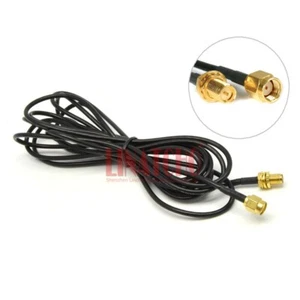Cable de extensión de antena Wifi 3M pequeño RG174 RP SMA macho a RP hembra - Imagen 1 de 8