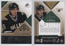 2007-08 SP Game Used Edition Authentic Rookies Gold /50 Matt Niskanen Rookie RC