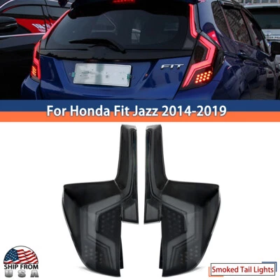 Luces traseras LED para Honda Fit Jazz 2014-2019 puesta en marcha animación DRL secuencial Foto 1 de 4