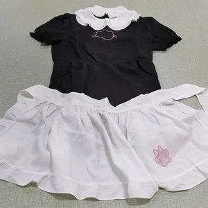 Black Dress with White Apron - Picture 1 of 1