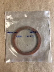 INDUSTRIAL MRO CU38 RING SEAL GASKET * NEW IN FACTORY BAG * - Picture 1 of 2