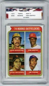 1974 Topps #598 Ken Griffey Rookie Card AGC 9 Mint - Picture 1 of 2