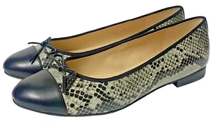 Marc Fisher Jodi 2 Schlangenmuster – Ballerinas mit Kappe – Damen 8,5 M – neu mit Karton - Bild 1 von 12